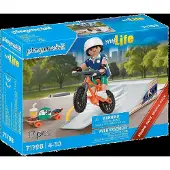 Playmobil Snowboarder Mit Rampenbau-spiel