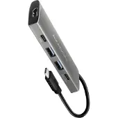Axagon HMC-5G21 USB 10Gbps hub, 2x USB-A, 2x USB-C, HDMI 4k/30Hz, PD 60W, USB-C Kabel, Kabelgebunden, USB 3.2 Gen 2 (3.1 Gen 2) Type-C, 60 W, Grau, 10 Gbit/s, 4K Ultra HD