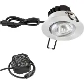 EVN Lichttechnik P-LED Einbauleuchte 230V 3000K alu/pol PC650N91402