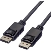 Roline DisplayPort Kabel, DP ST - ST, LSOH, schwarz, 5 m