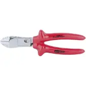 Ks Tools 1000V Kraft-Seitenschneider, matt verchromt, Länge 200 mm