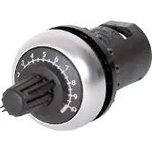 Eaton 229491 Potentiometer, klassisch, M22, 22.5 mm, R 10 kΩ, P 0.5 W, Frontring Titan M22-R10K