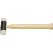 Bahco Gummihammer mit Nylonköpfen und Holzstiel 1.05 kg