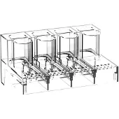 Schneider Electric Electric LA9G4701 Klemmenabdeckung - TeSys Giga Schütz LC1G115-225, 4-polig, IP20