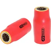Ks Tools 1/2" Stecknuss mit Schutzisolierung, ZOLL - 117.1358
