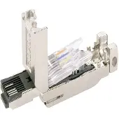 Siemens 6GK1901-1BB10-2AA0 IE FC RJ45 Plug 180, RJ45 Steckverbinder mit FC Anschlusst., 180 Grad, 1 St. 6GK19011BB102AA0