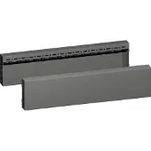 Rittal VX Seitenplinthe Paneelset 600x100mm Schwarzes Stahl - 8660033