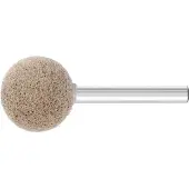 PFERD TOOLS POLINOX verpresster Vlies-Schleifstift Kugelform PNER Ø 25 Schaft-Ø 6mm Mittelweich SIC Fein für Finish - 47700284