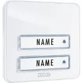 M-E Modern-Electronics MODERN-ELECTRONICS Klingeltaster KTA 2 Familien wei&szlig (KTA-2 W)