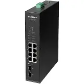 Edimax IGS-1210P, Unmanaged, Gigabit Ethernet (10/100/1000), Power over Ethernet (PoE), Wandmontage