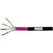 Logilink CPV0082, 100 m, Cat7, Schwarz, Pink