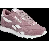 Reebok Sneaker CLASSIC "CLASSIC NYLON", Damen, Gr. 38, rosa (berrychill, berrychill, ftwrhitw), Leder, Synthetik, Textil, Schuhe Sneaker