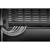 Renkforce RF-3429140 19 Zoll Netzwerkschrank-Bürstenleiste 1 HE Schwarz