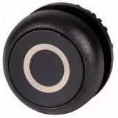 Eaton 216633 Drucktaste, RMQ-Titan, flach, rastend, schwarz, beschriftet, Frontring Schwarz M22S-DR-S-X0 - 5 Stück