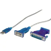 Value Konverter-Kabel USB-seriell, türkis, 1,8 m