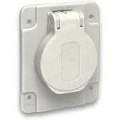 Schneider Feste Steckdose 3P 16A 230V grau IP54 PKS61G