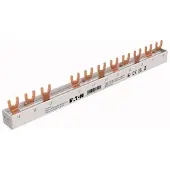 Eaton EP-501070 EVGK Gabelverschienung, 3-phasig, L1 - L2 - L3 - X + L1 - L2 - L3, kürzbare Version inklusive Endkappen, 4+8 Teilungseinheiten, 10 - 20 Stück