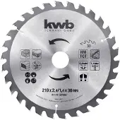 Kwb 587859 Kreissägeblatt 210 x 30 mm 1 St
