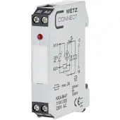 METZ CONNECT BTR 11061305 Koppelbaustein 230V AC KRA-M4/1 grün 1 Schl. 250VAC/DC 6A - 10 Stück
