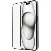 Hama Displayschutzglas "Displayschutzglas für iPhone 15 (Panzerglas, D3O, Montagehilfe)", transparent, Displayfolien, Displayschutzglas