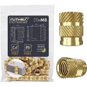 Ruthex M8 Rx-m8x12.7-20 Pcs Gewindeeinsätze