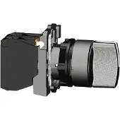Schneider Electric Electric XB5AD53 Wahlschalter, Knebelschalter, Harmony XB5, Kunststoff, schwarz, 3 Stellungen, 22mm, Mitte rastend, Re+Li tastend, 2S