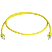 Telegärtner Patchkabel S/FTP, Cat.6A, LSOH, gelb, 2,5 m