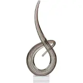 Leonardo Dekofigur "Skulptur 50 cm Ease", bunt (mehrfarbig), B:20cm H:50cm T:10cm Ø:20cm, Glas, Dekofiguren, Dekofigur