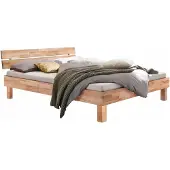 Hasena Holzbett "Prato", beige (kernbuche natur, geölt, kernbuche natur, geölt), B:166cm H:41cm L:214cm, Kernbuche massiv, Betten, Holzbett, Fußhöhe 25 cm