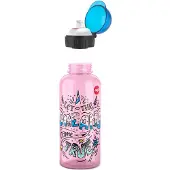 EMSA Teens Tritan Trinkflasche, 0,6 Liter, Hygienische Wasserflasche aus robustem Kunststoff, 1 Trinkflasche, Motiv: Dreams