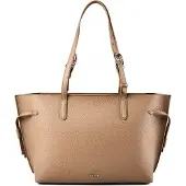 Furla Ava M Cabas Toffee genarbtes Kalbsleder mit Zip