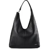 Calvin Klein LV04F3543G SLOUCHY LEATHER SHOULDER Schwarz