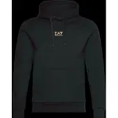 EA7 für Herren. 8NPM32_PJVRZ Kapuzenpulli aus Baumwolle Core Identity schwarz (XS), Lässig, Langarm