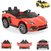 Moni Kinder Elektroauto Chiara Musik Fernbedienung zwei Motoren Kunststoffreifen