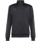 Adidas KG2496_210, Schwarz, Laufbahnjacke, Fußball, Reguläre/Volle Länge, L, Regular fit