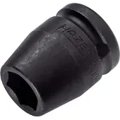 Hazet Kraft-Steckschlüssel-Einsatz (6-Kant) 900S-15 s: 15 mm Vierkant hohl 12,5 mm (1/2")