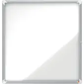 Nobo Premium Plus 12xa4 Blatt Außendisplay-vitrine Magnetisch Weißer Hintergrund