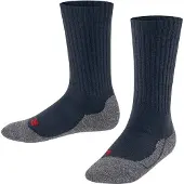 Falke Active Warm Kinder Socken, 27-30, Blau, Uni, Wolle