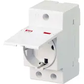 ABB M1175-C SCHUKO-Steckdose mit Klappdeckel 2CSM211000R0721