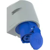 Pce 113-6tt CEE-Wandsteckdose 16A 3p 6h IP44 TT 1136tt