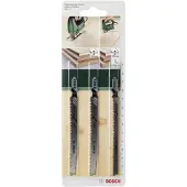 Bosch Stichsägeblatt-Set Einnockenschaft T 308 B (2x), T 308 BO, 3-tlg. - 2609256A12