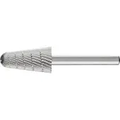 PFERD HSS-Frässtift mit 6-mm-Schaft-Ø, Rundkegelform L, Zahnung 3