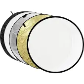Godox 110cm 5in1 Reflectionsschirm Gold, Silber, Weiß, Schwarz und durchscheinend Weiß