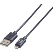 Value USB 2.0 Sync- & Ladekabel mit 8pin-Anschluss, 1 m