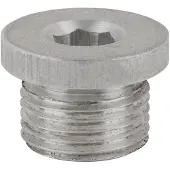 Ks Tools Ölablassschraube Innen6kant 8mm, M18x1,5x11mm, 10er-Pack - 430.1227