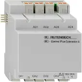 Rutenbeck 700802612 Ansteckbares Erweiterungsmodul für -Control Plus IP 8 und -Control Plus IP 4 lichtgrau (ähnlich RAL 7035)