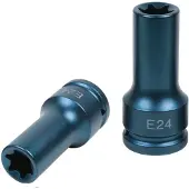 Ks Tools 3/4" Torx-E-Kraft-Stecknuss, lang, E24 - 460.1503