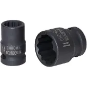 Ks Tools 1/2" 12-kant-Kraft-Stecknuss kurz 28 mm - 515.0928