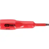 Ks Tools 1/2" Bit-Stecknuss mit Schutzisolierung für Torx-Schrauben, lang - 117.2448