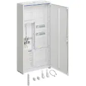 Hager ZB323T15G Komplettschrank universZ 1100x550x205mm SchutzklasseII IP44 1ZP/VF-5rh/APZ 2feld